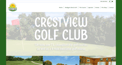 Desktop Screenshot of crestviewgolf.net